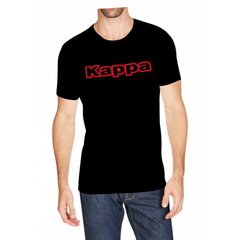 Футболка Kappa T-shirt Mezza Manica Girocollo stampa logo petto чорний Чол M 00000013599
