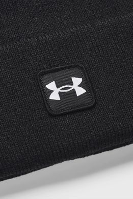 Шапка Under Armour Halftime Cuff чорний, білий Чол OSFM 1373155-001