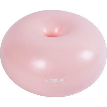 Фитбол DONUT BALL розовый 45х25см LS3567-p