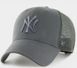 Кепка-тракер 47 Brand MLB NEW YORK YANKEES BRANSON темно-сірий Уні OSFA 00000029706 фото 1