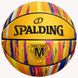 М'яч баскетбольний Spalding Marble Ball жовтий Уні 7 00000021026 фото 2