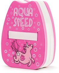 Дошка для плавання Aqua Speed ​​Backfloat KIDDIE Unicorn 6898 рожевий Діт 22х18х8см 00000015262