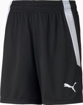 Шорти Puma teamLIGA Shorts Jr чорний, білий дитячий  704931-03