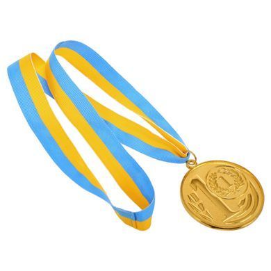 Медаль спортивная с лентой SP-Sport WREATH C-1489-7 &oslash;7см золото C-1489-7-G