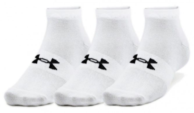 Шкарпетки Under Armour Essential Low Cut 3pk білий Уні LG 1365745-100