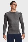 Лонгслів UA HG Armour Comp LS сірий Чол  1361524-090