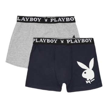 Набір з 2 труси-боксери Playboy ANNYA PLAYBOY BOXERSHORT сірий, синій Чол S ANNYA-26