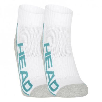Шкарпетки Head PERFORMANCE QUARTER 2P UNISEX білий, сірий, мультиколор Уні 00000019592