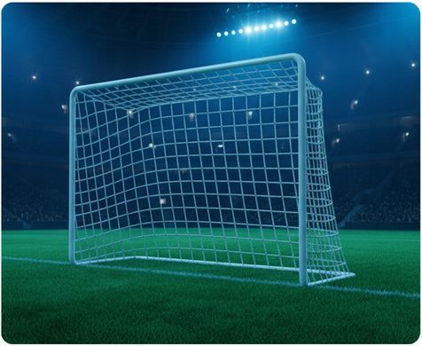 Ворота футбольные Neo-Sport NS-485 183 х 122 х 61 см, белые 1485