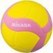 Мяч волейбольный Mikasa VS160W желто-розовый, размер 4 VS160W-P фото 2