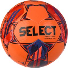М'яч футбольний Select BRILLANT SUPER FIFA TB v23 помаранчевий, червоний Уні 5 00000025744