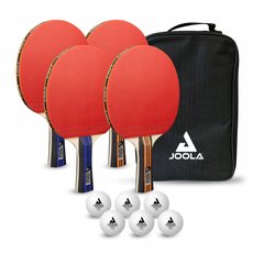 Набір для настільного тенісу JOOLA Family Advanced Set (4 ракетки+6 м'ячів+1чохол) 54823