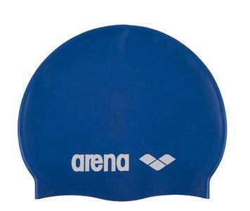 Шапка для плавання Arena CLASSIC SILICONE синій, білий Уні OSFM 91662-077