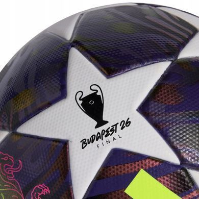Футбольний м'яч Adidas UCL League Junior 350g 2026 Budapest JX9098, розмір №4 JX9098_4