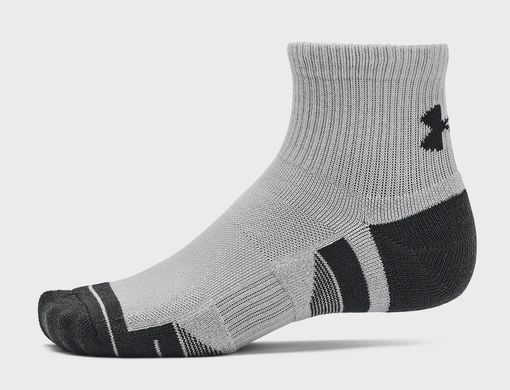 Шкарпетки Under Armour Performance Tech 3pk Qtr сірий Уні  1379510-011