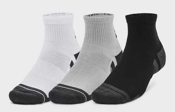 Шкарпетки Under Armour Performance Tech 3pk Qtr сірий Уні  1379510-011
