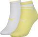 Носки Puma SHORT SOCK STRUCTURE 2P WOMEN желтый, белый Уни 35-38 103002001-013 фото 1