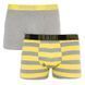 Труси-боксери Puma YD BOLD STRIPE BOXER 2P сірий, жовтий Чол M 501001001-020 фото 1