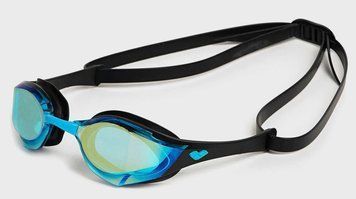 Окуляри для плавання Arena COBRA EDGE SWIPE MIRROR чорний, бірюзовий OSFM 006870-110