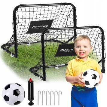 Ворота футбольные Neo-Sport NS-486 60 х 45 х 25 см, черные 1486