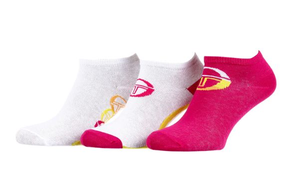 Шкарпетки Sergio Tacchini 3-pack білий, рожевий Діт 31-35 00000008176