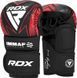 Боксерские перчатки RDX GRAPPLING GLOVES SHOOTER IMMAF-1 черный, красный S GSR-IMF-1R фото 1