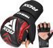 Боксерские перчатки RDX GRAPPLING GLOVES SHOOTER IMMAF-1 черный, красный S GSR-IMF-1R фото 3